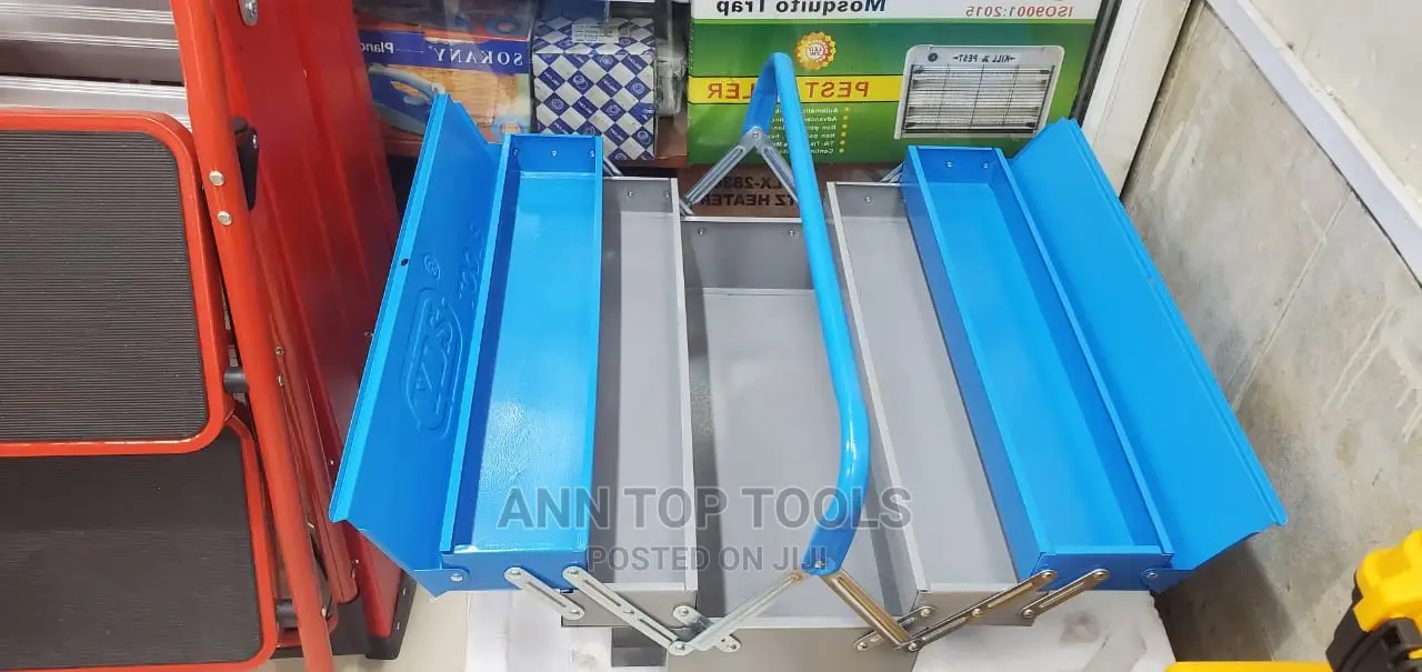 5 Layers Metallic Empty Tool Box