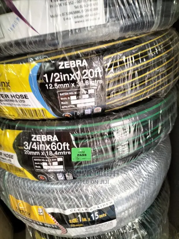 3/4 Inch Zebra Hose Pipe by 60 Ft in Nairobi Central Plumbing & Water