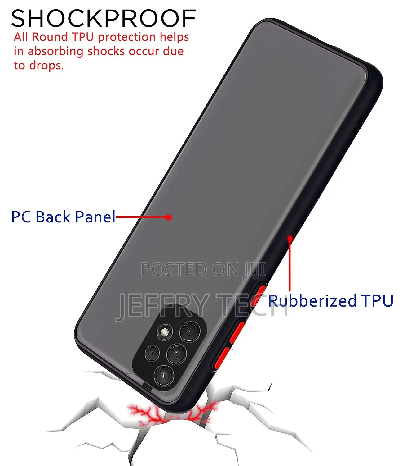 Samsung Galaxy A52/ A52s 5G Smoke Cover Protective Shockpro