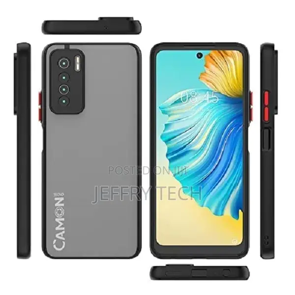 (Camera Protection) Matte Case Cover for Tecno Camon 17 Pro