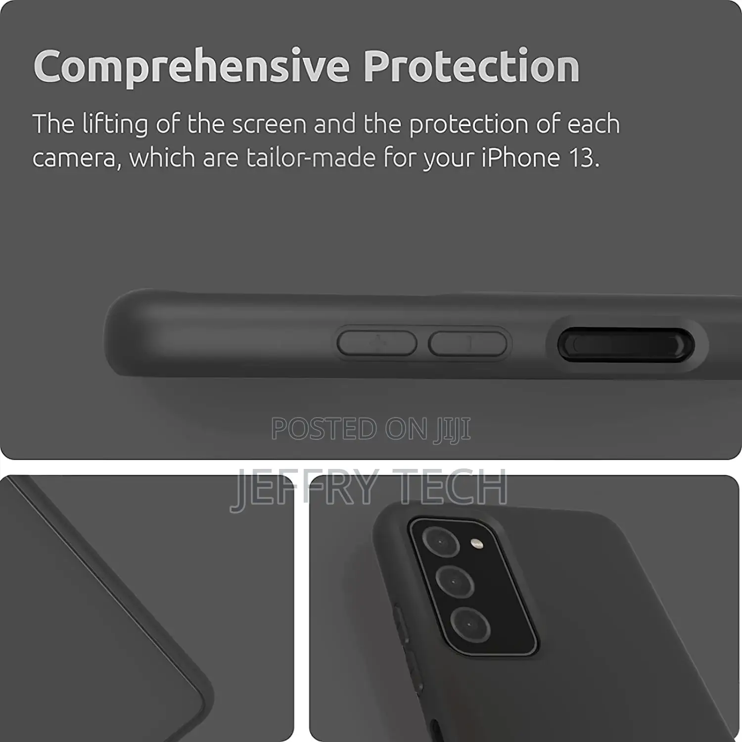 Samsung Galaxy A03S Case, With Tempered Glass Screen Protect