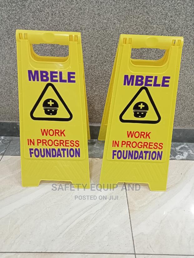 Custom Made Caution Boards - main view