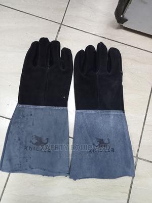 Two - Coloured Leather Gloves - thumbnail 2