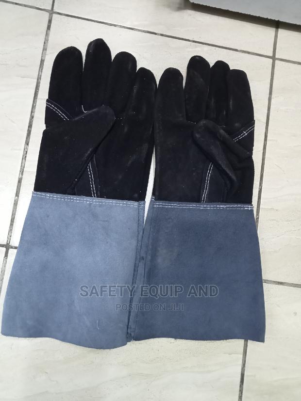 Two - Coloured Leather Gloves - thumbnail 3