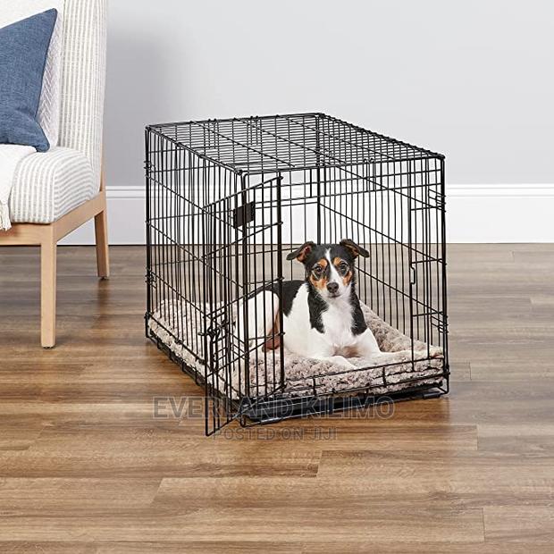 Foldable Dog Meshed Crate - main view