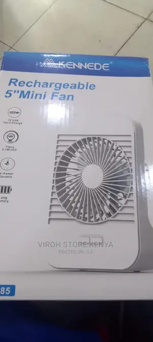 Rechargeable 5" Mini Fan / Office Fan