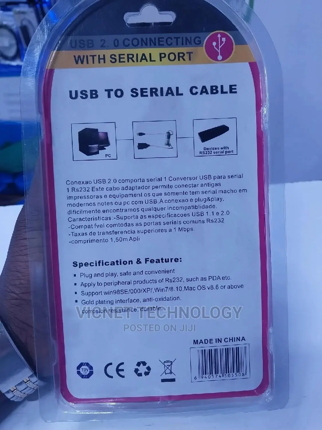 USB to Rs232 Serial Cable