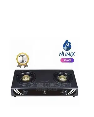 Nunix Stainless Steel Double Gas Burners