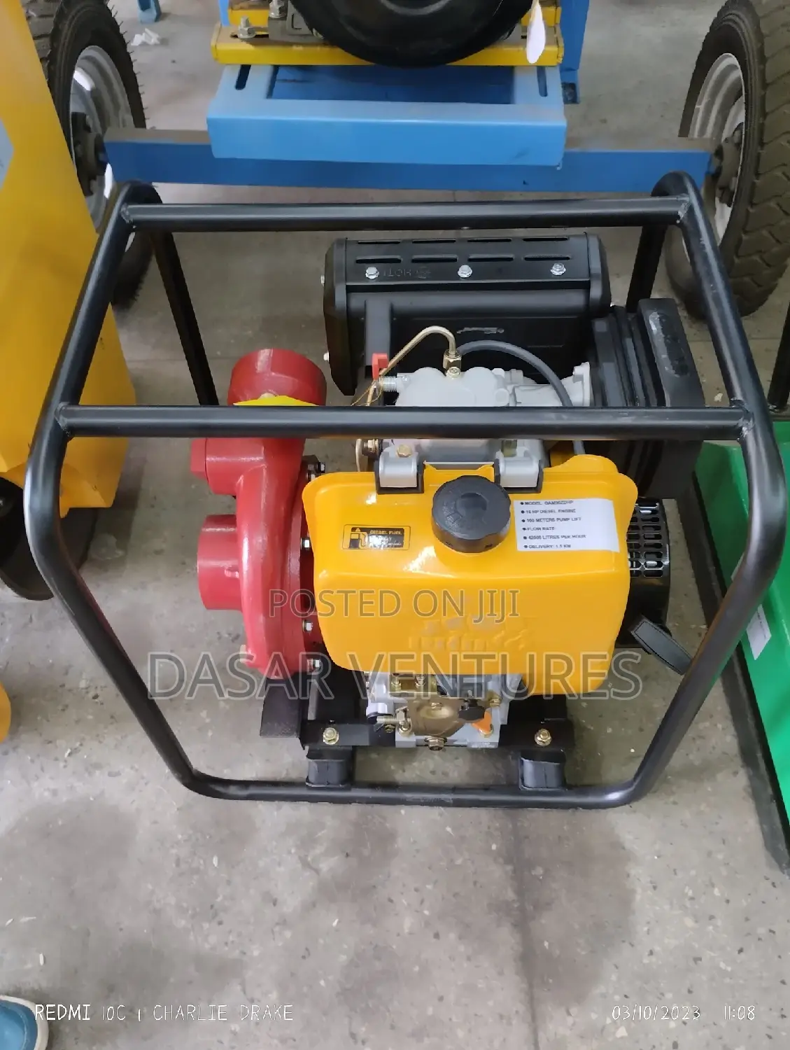 Rhino Water Pump 16hp