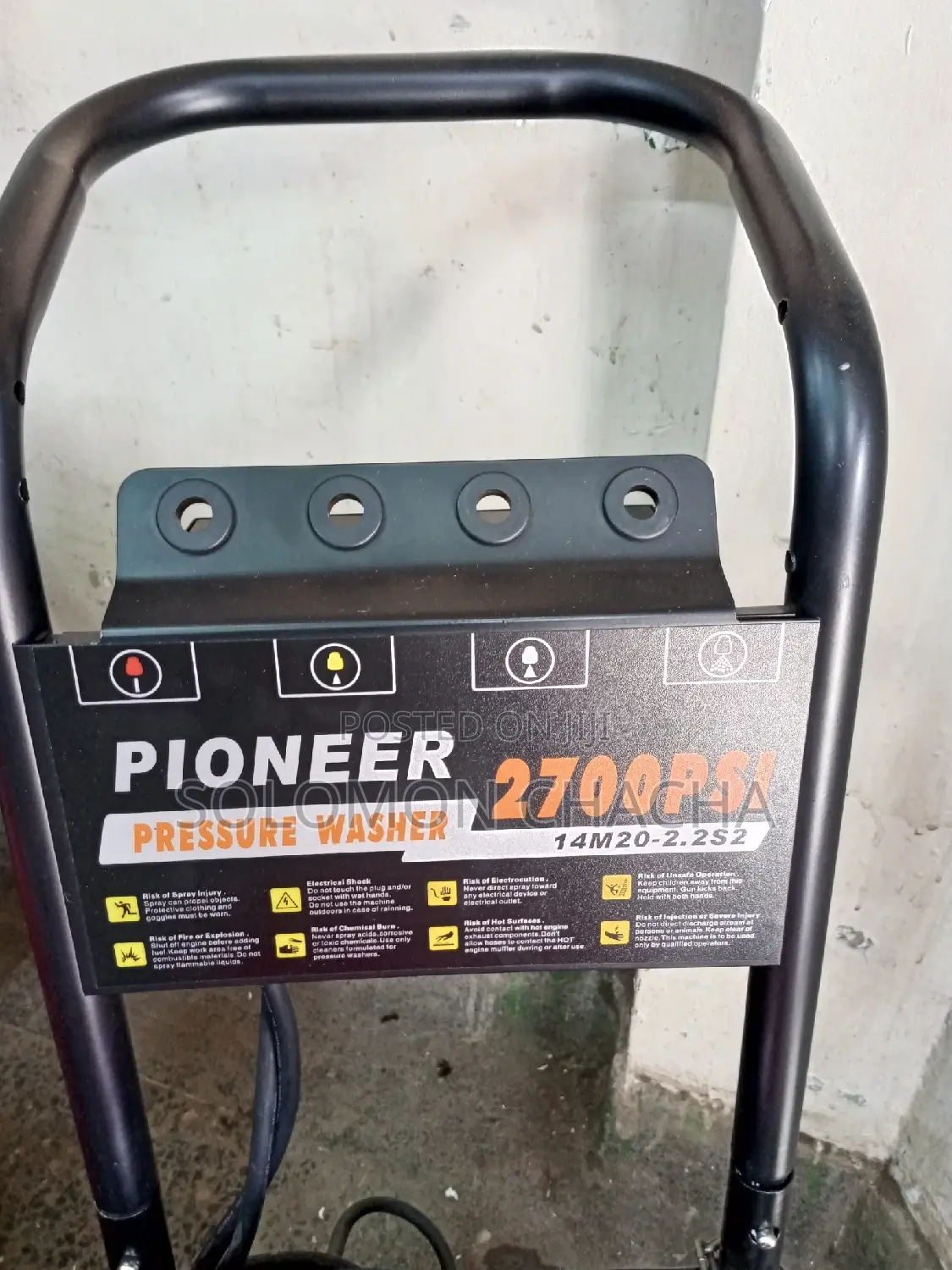 Pioneer 2700psi Carwash High Pressure Washer