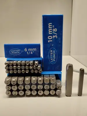 Letter And Number Punch Set 10mm