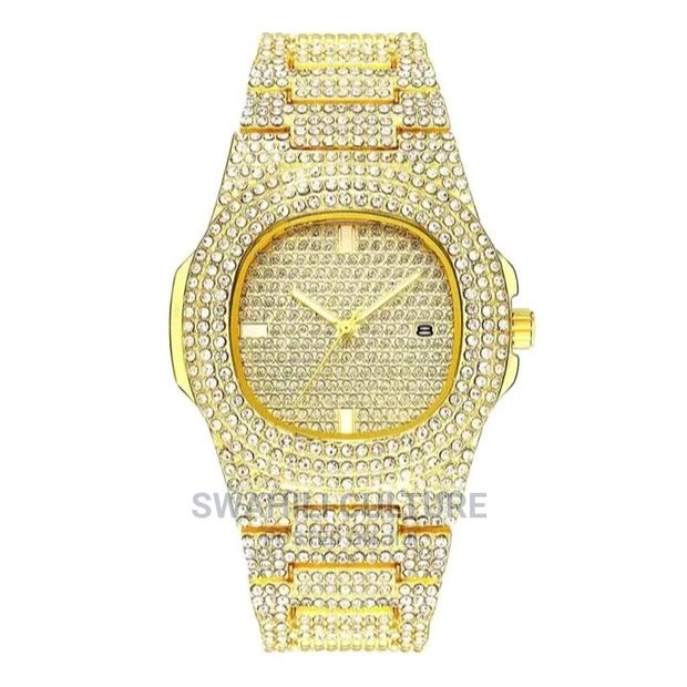 Luxury Ice Out Diamond Watch_gold - thumbnail 2