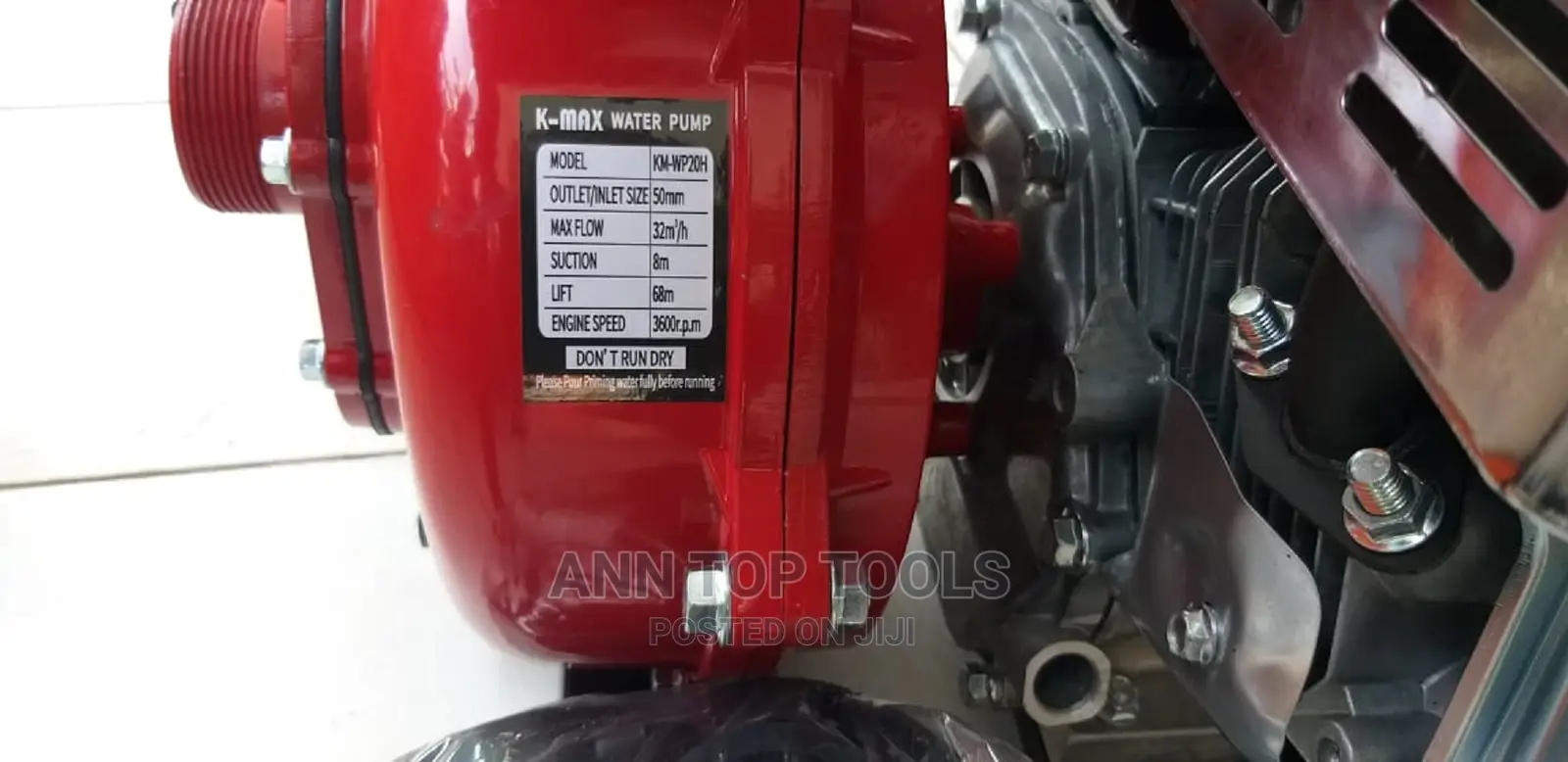 2" KMAX High Pressure Water Pump
