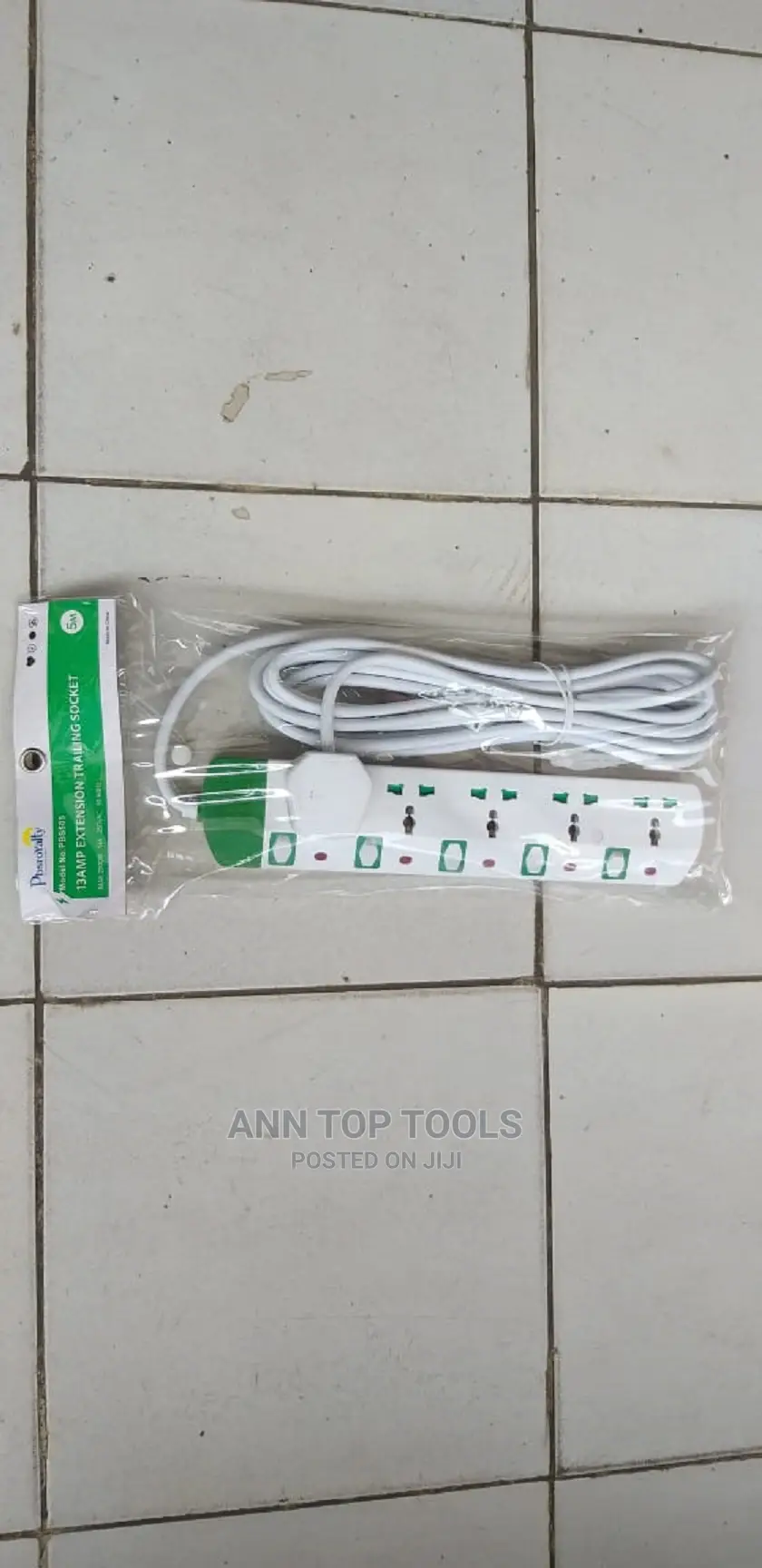 5 Mtrs 13amp Extension Trailing Socket