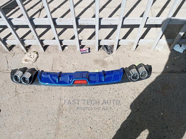 Blue Rear Diffuser Kit
