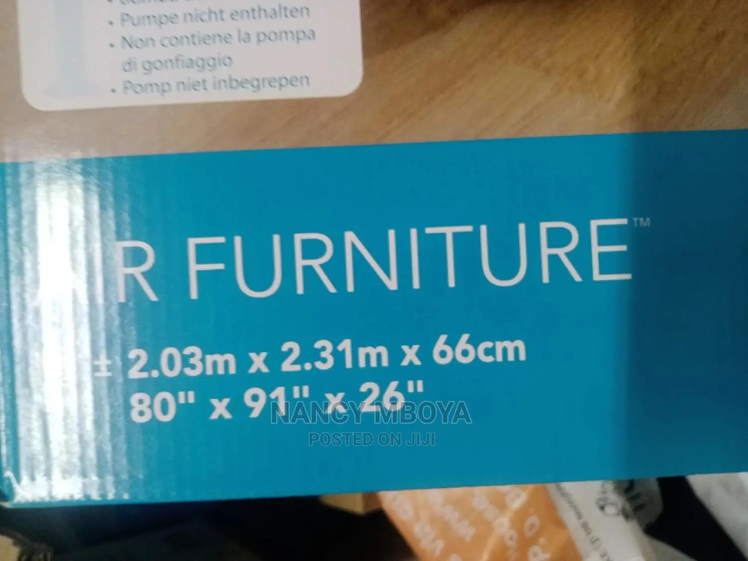 3 Seater Pull Out Sofa With Electric Pump