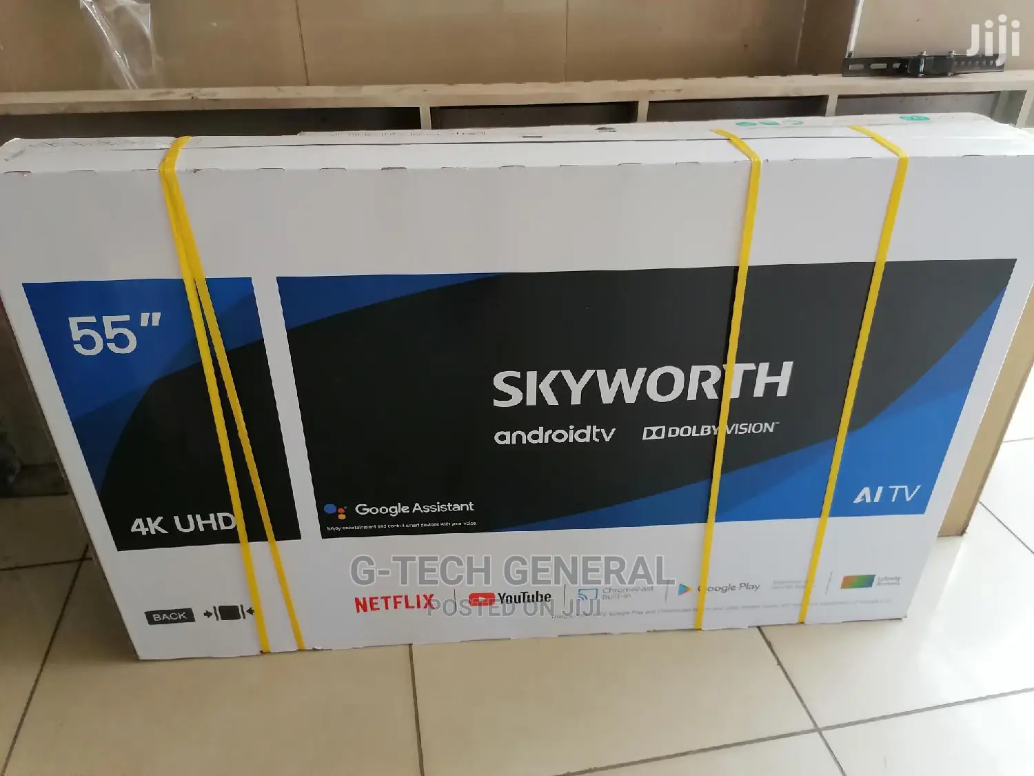 Skyworth 55” Frameless Ultra Hd Android Tv