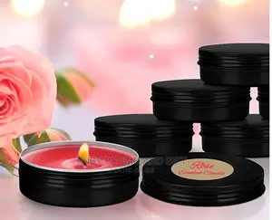 200g Matte Black Aluminium Jars