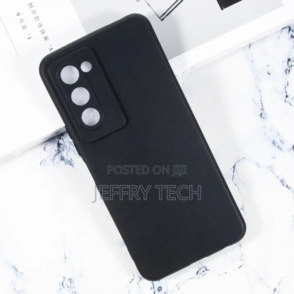 Black TPU Shell Cover for TECNO CAMON 18 PREMIER - Silicone
