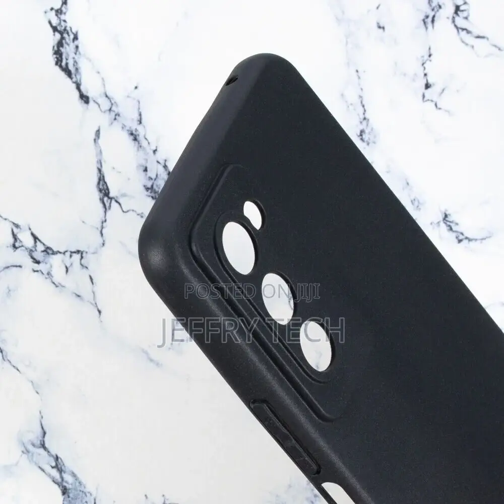 Black TPU Shell Cover for TECNO CAMON 18 PREMIER - Silicone