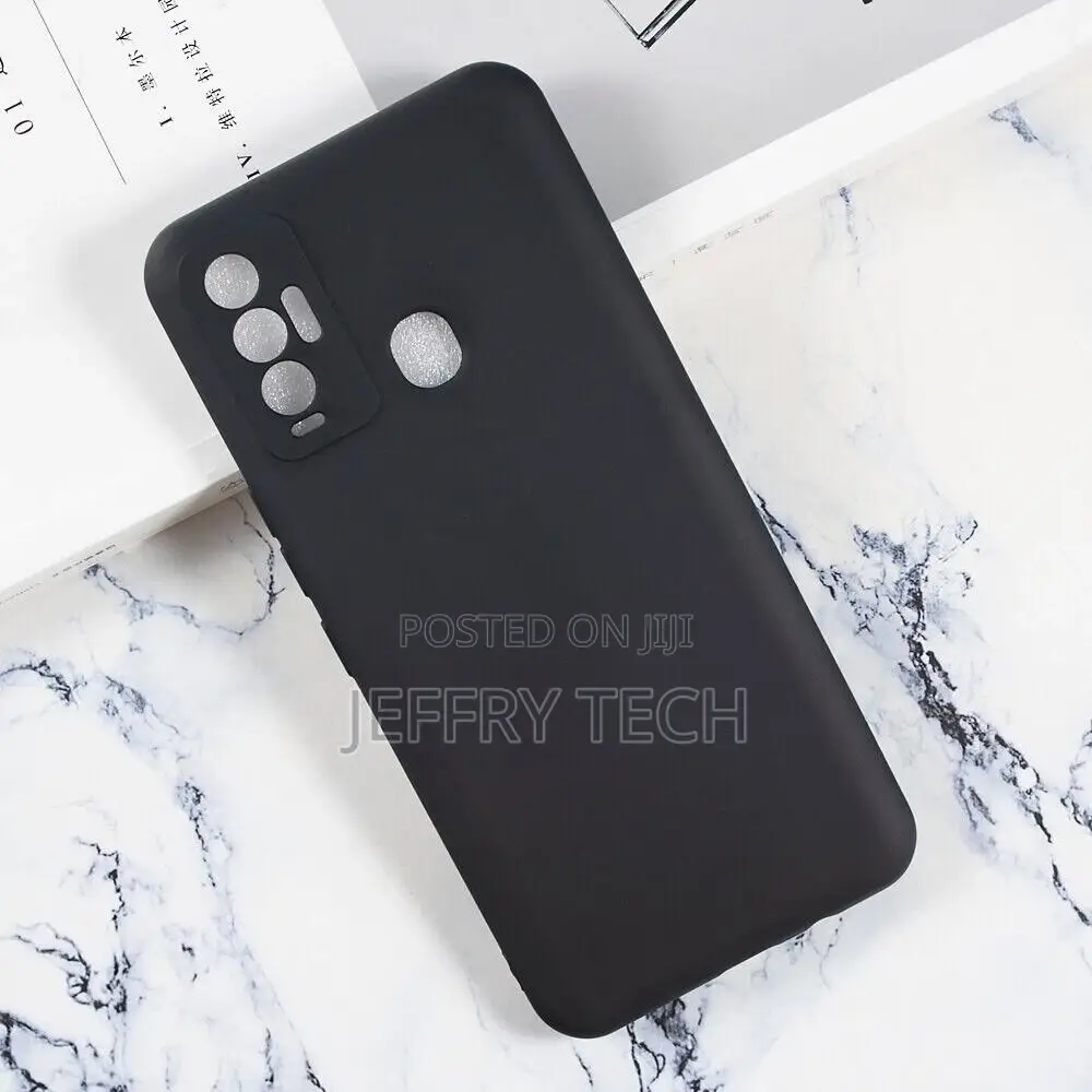 Black TPU Shell Cover for TECNO CAMON 18i - Silicone Case