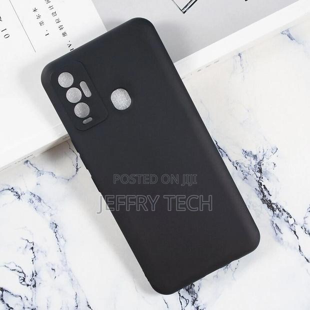 Black TPU Shell Cover for TECNO CAMON 18i - Silicone Case