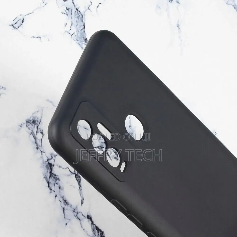 Black TPU Shell Cover for TECNO CAMON 18i - Silicone Case
