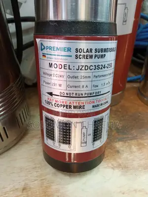 Premier 50m 250W Head Solar Submersible Pump