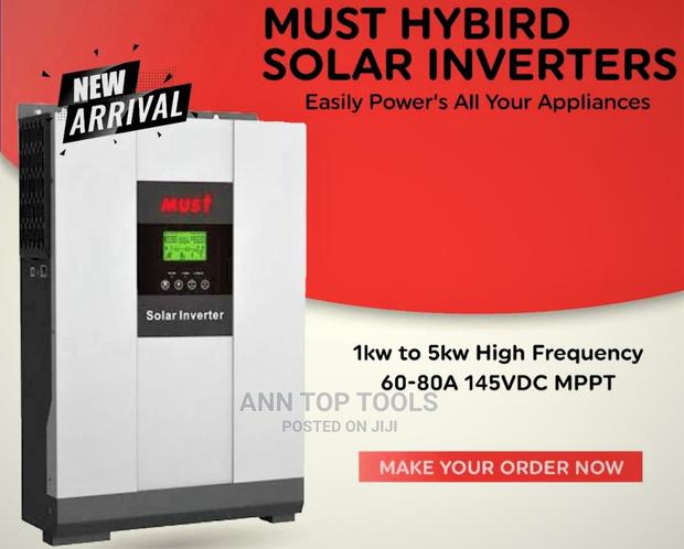 Must Inverters Hybrid Inverters 2kva 24V 60A MPPT