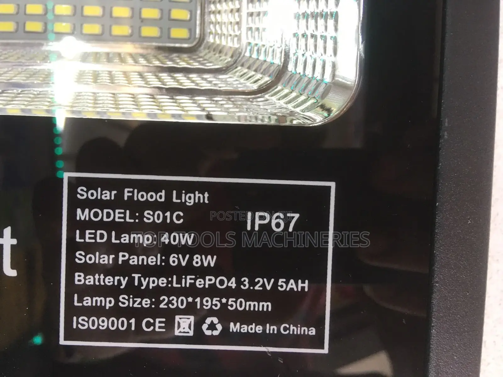40 Watts Solar Flood Light IP67