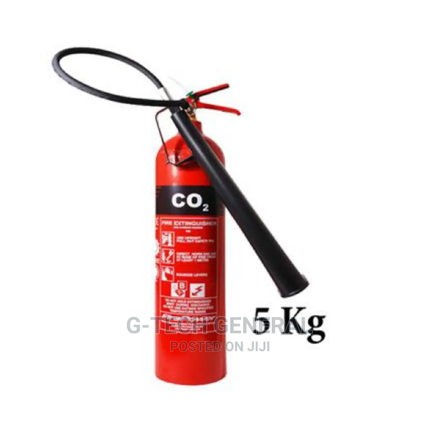 Generic 5KG CO2 Extinguisher Non Flammable Compressed Gas