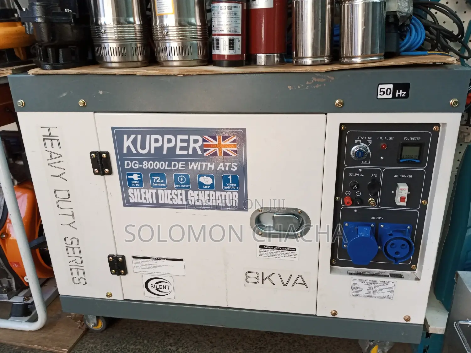 Kupper 8kva Silent Deisel Generator Free ATS