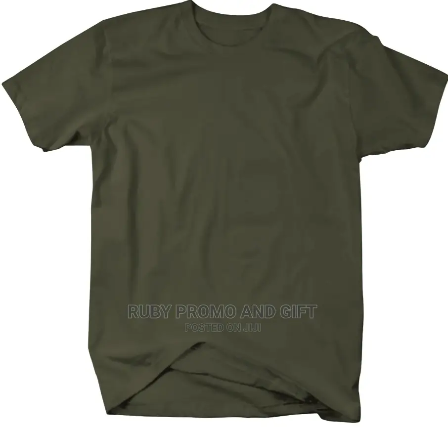Jungle Green Round Neck T-Shirts