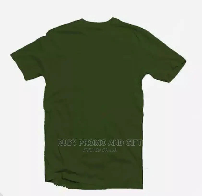 Jungle Green Round Neck T-Shirts
