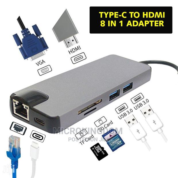 Type C to Hdmi 8 in 1 With Vga - main view