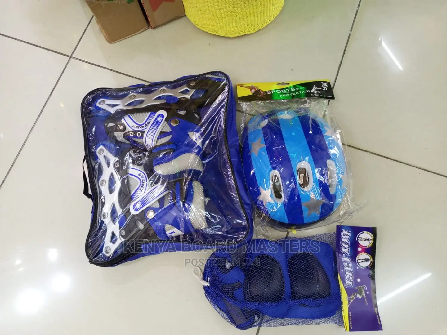 Skates Shoes* Skate Shoes With Helmet and Guards for Sale.