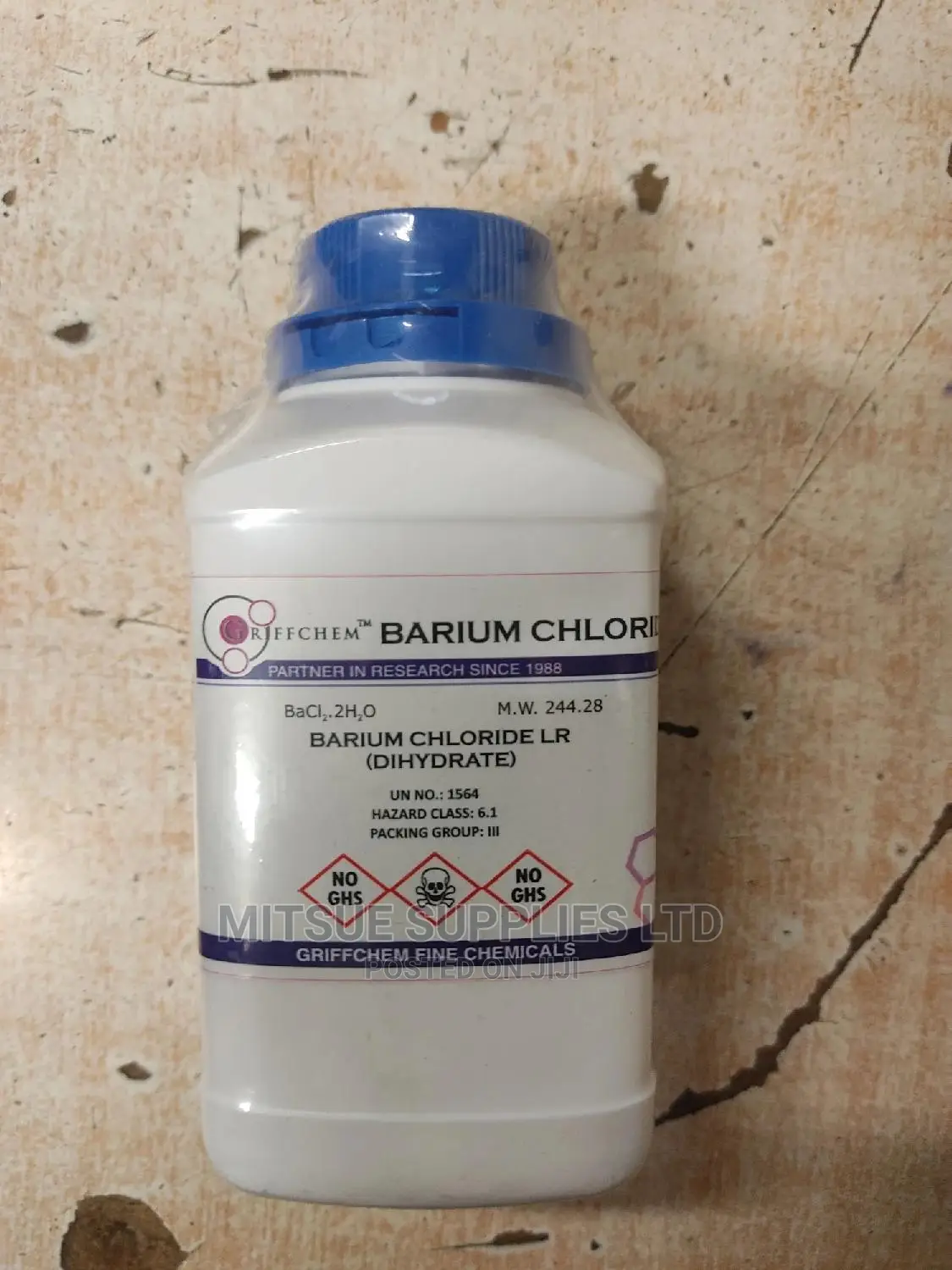 Barium Chloride Dihydrate LR 500G