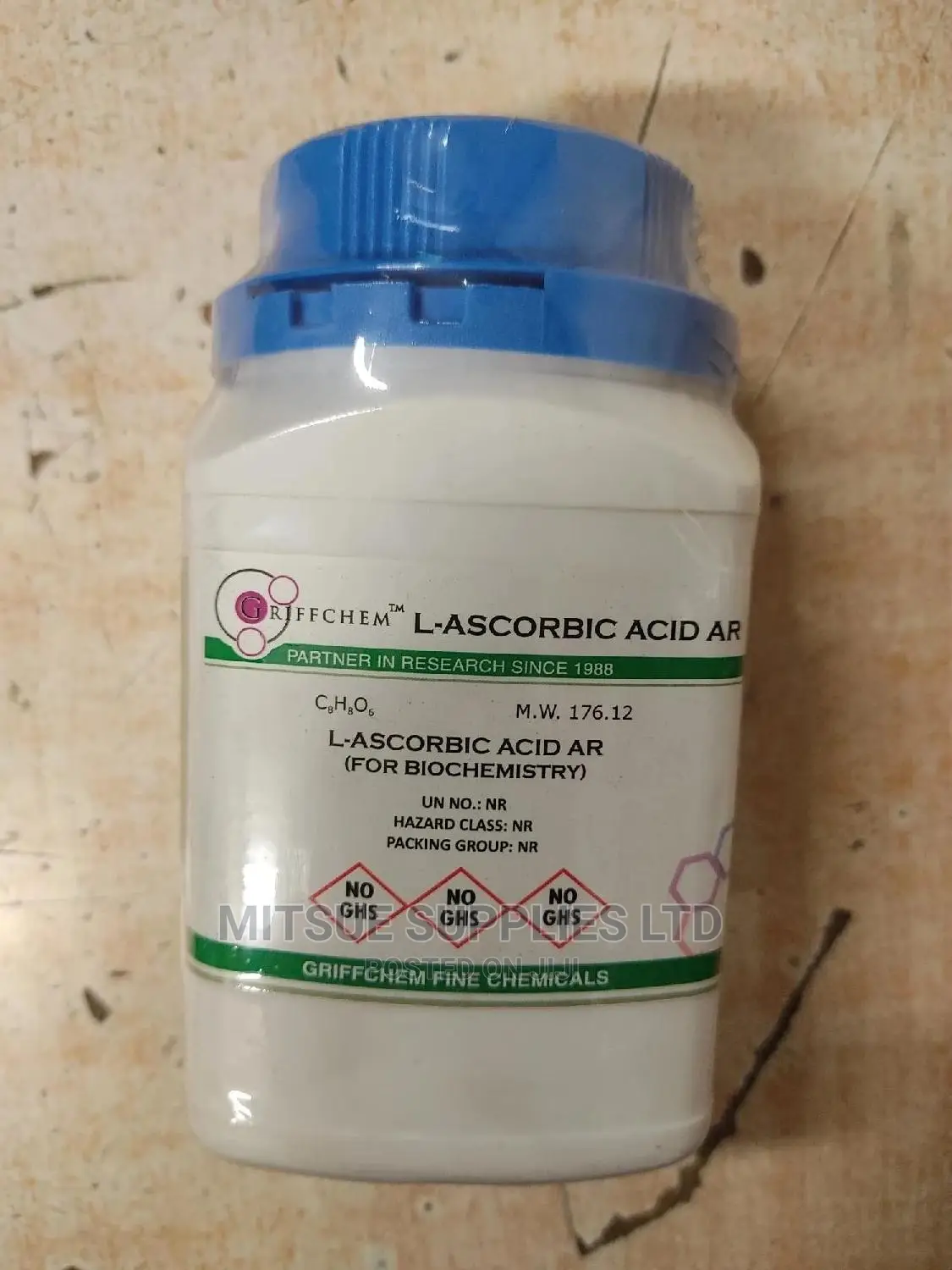 L-Ascorbic Acid Ar for Biochemistry 500g Griffchem