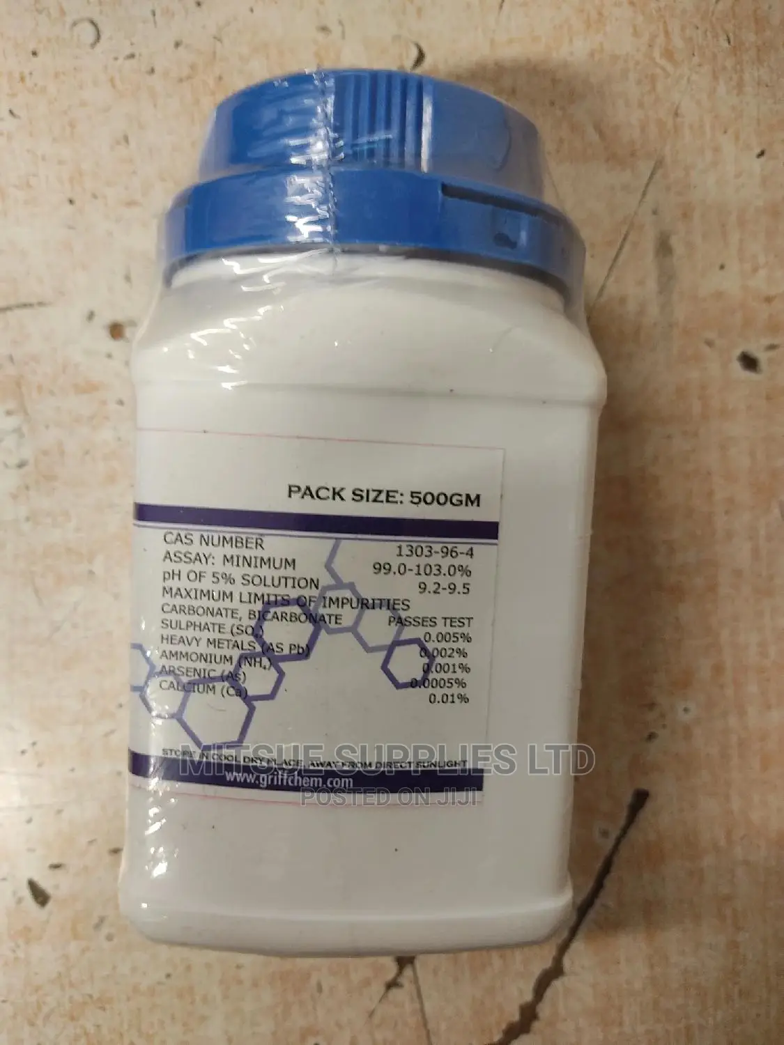 Borax LR 500G Griffchem