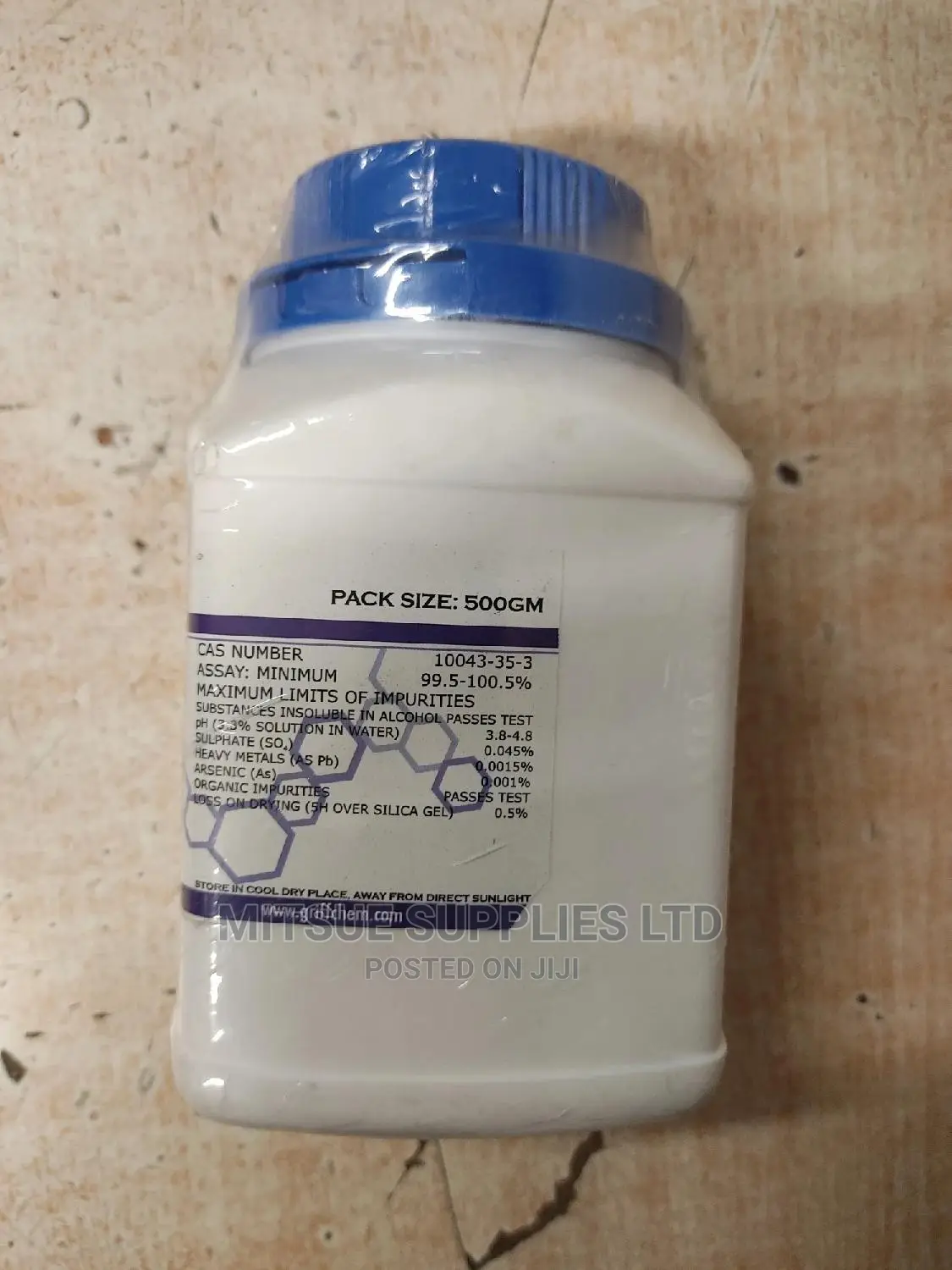 Boric Acid LR 500G