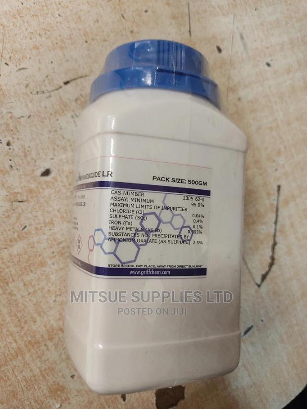 Calcium Chloride Dihydrate LR 500g Griffchem - thumbnail 4
