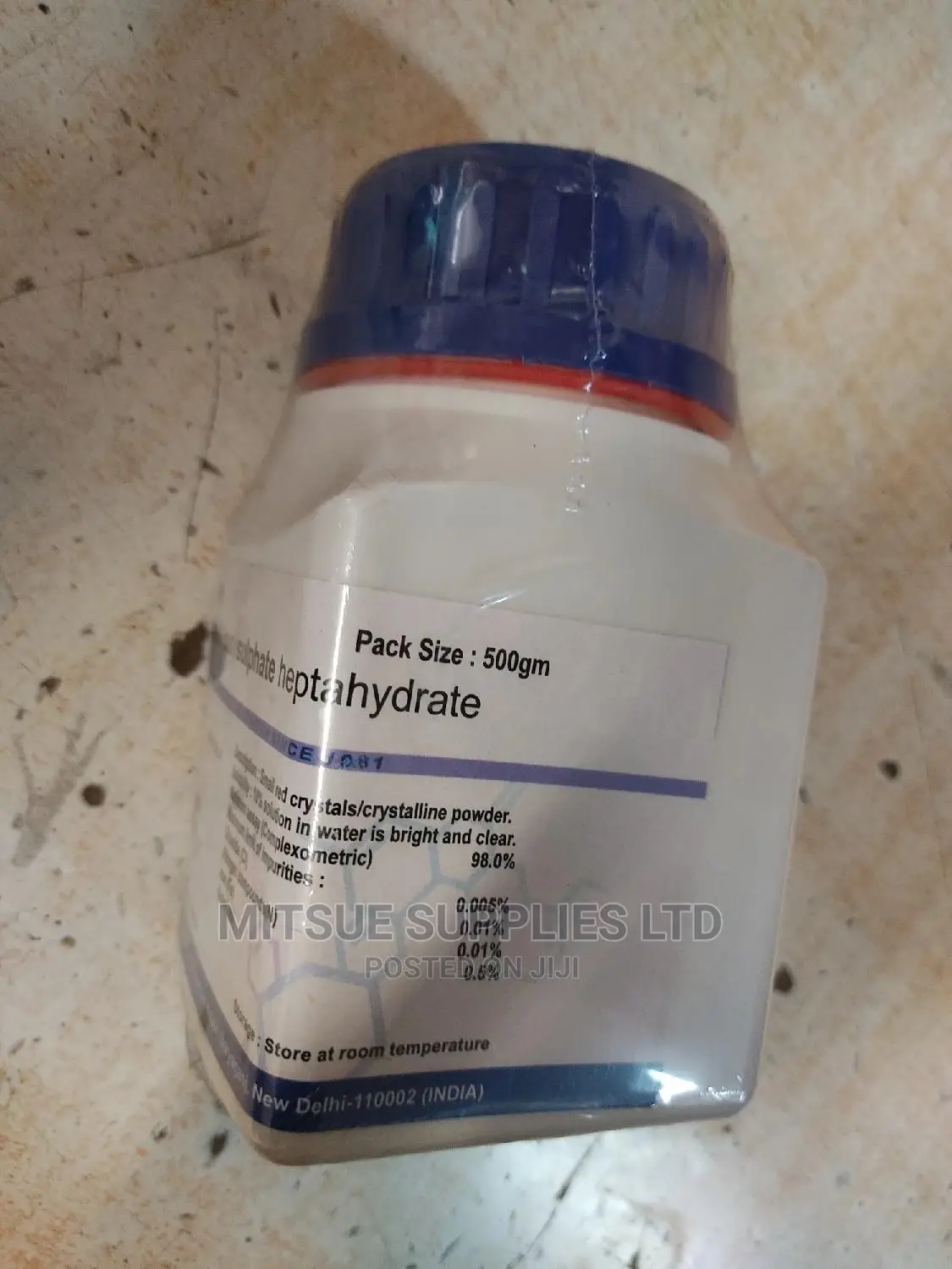 Cobalt Sulphate Heptahydrate 500G CDH