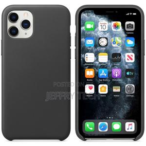 iPhone 11 Pro Max Leather Case Cover Black Luxury Shockproo - thumbnail 2
