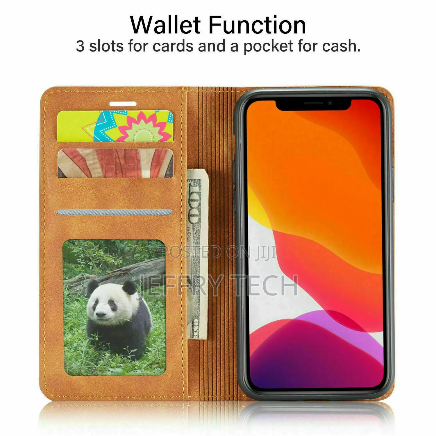 Leather Case for iPhone 14 13 12 11 Pro Max X XS XR 8 7+ Fli
