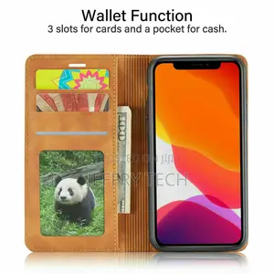 Leather Case for iPhone 14 13 12 11 Pro Max X XS XR 8 7+ Fli