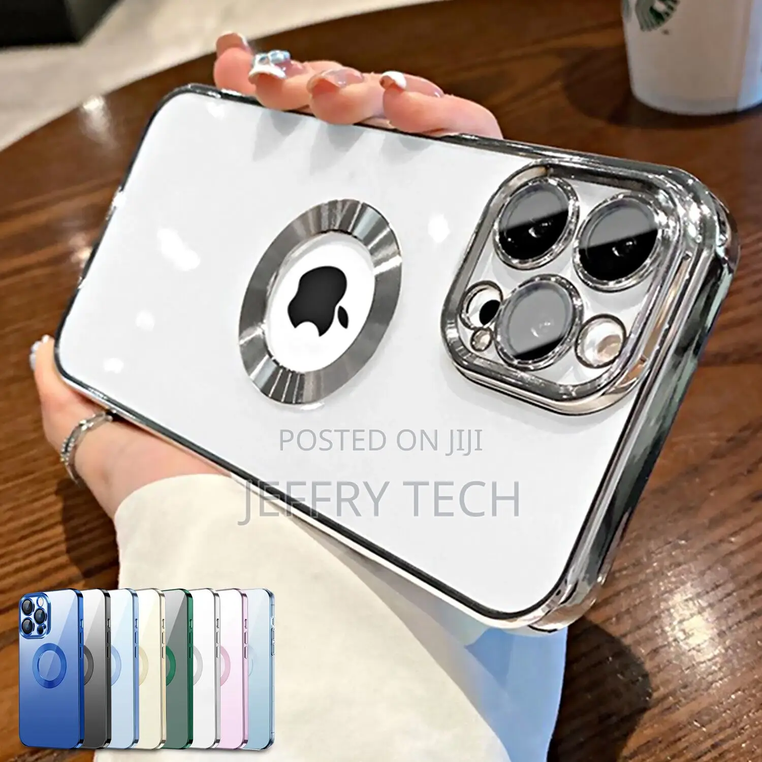 iPhone 14 13 12 Pro Max Soft Clear TPU Case Cover With Camer