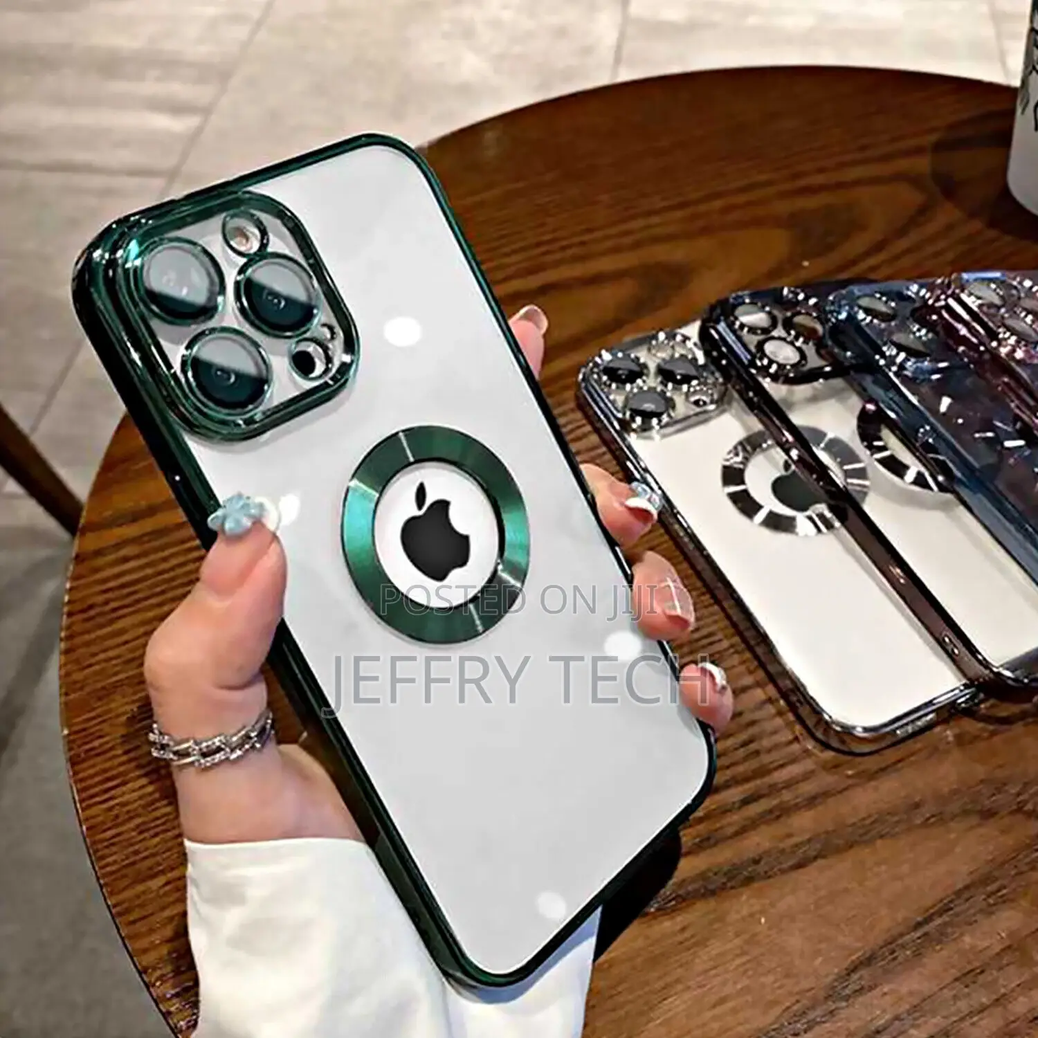 iPhone 14 13 12 Pro Max Soft Clear TPU Case Cover With Camer