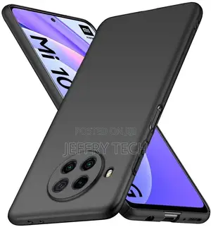 Black Case for Xiaomi Mi 10T Lite 5G Shockproof Silicone Sof