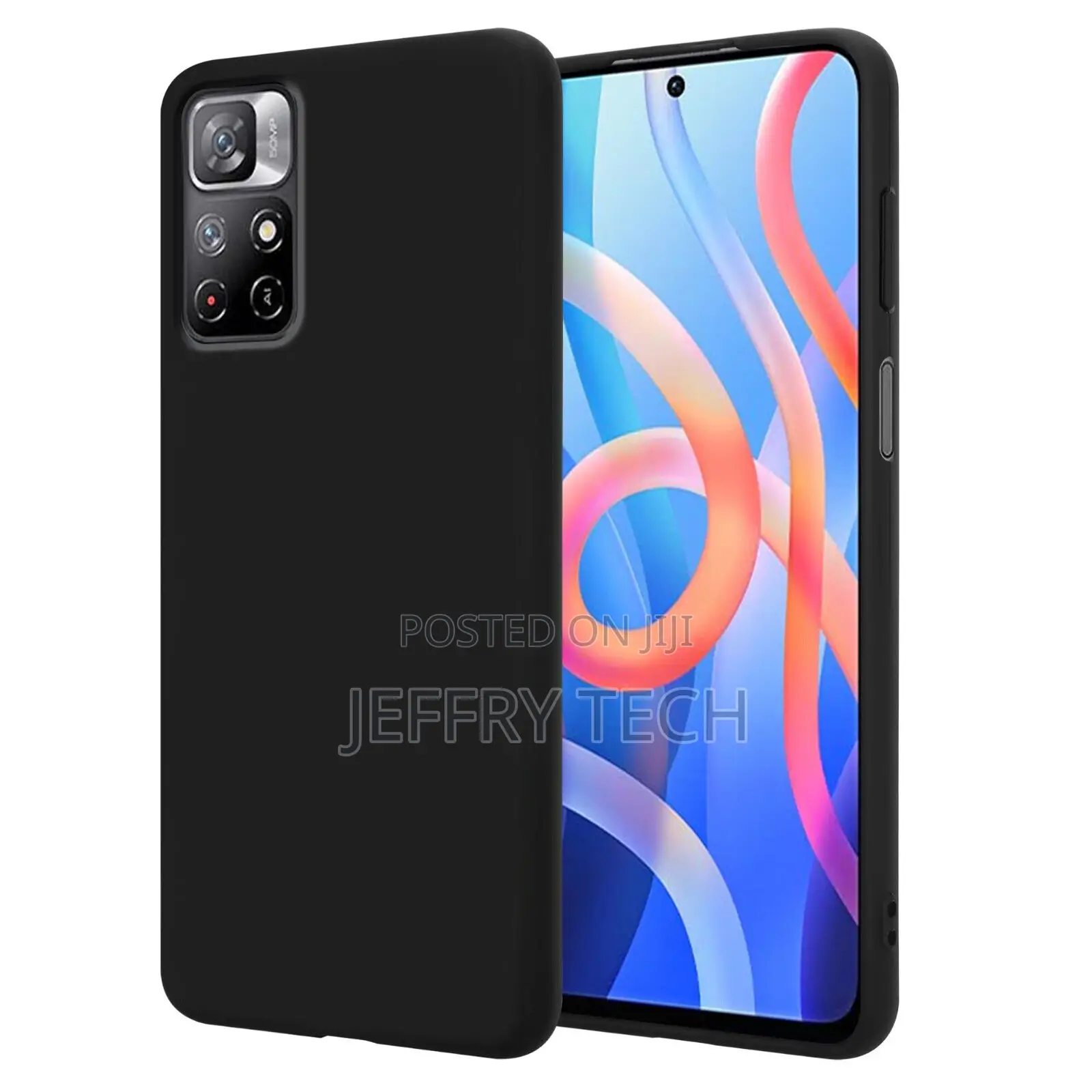 Back Case for Xiaomi Redmi Note 11 Gel Cover Silicone Rubber