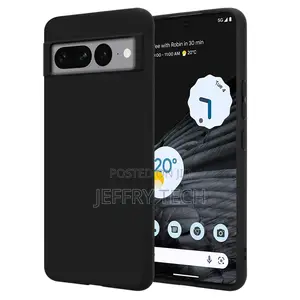 Black Back Case for Google Pixel 7 Pro Silicone Shockproof G